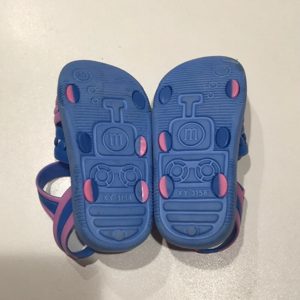 ☀️Cute Girls Gold Detail Sandals, size 29/11